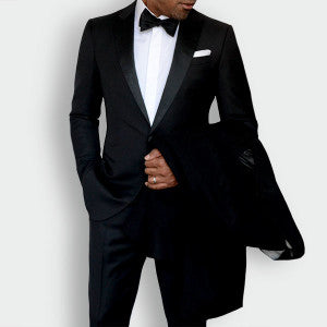 Black Tie New Year's Eve - Black Lapel Tuxedo