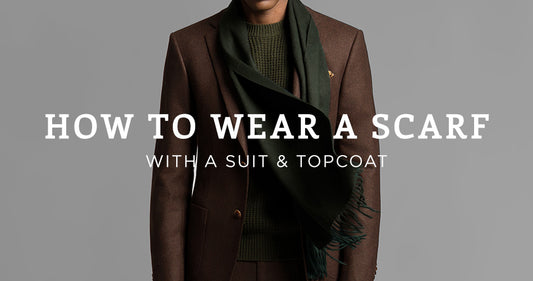 wear a scarf with a suit