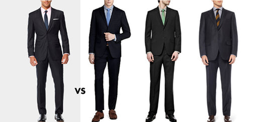 Black Lapel Custom Suits vs. Designer Off-The-Rack Suits