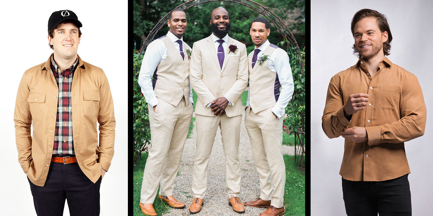 How to Wear Khaki  Black Lapel