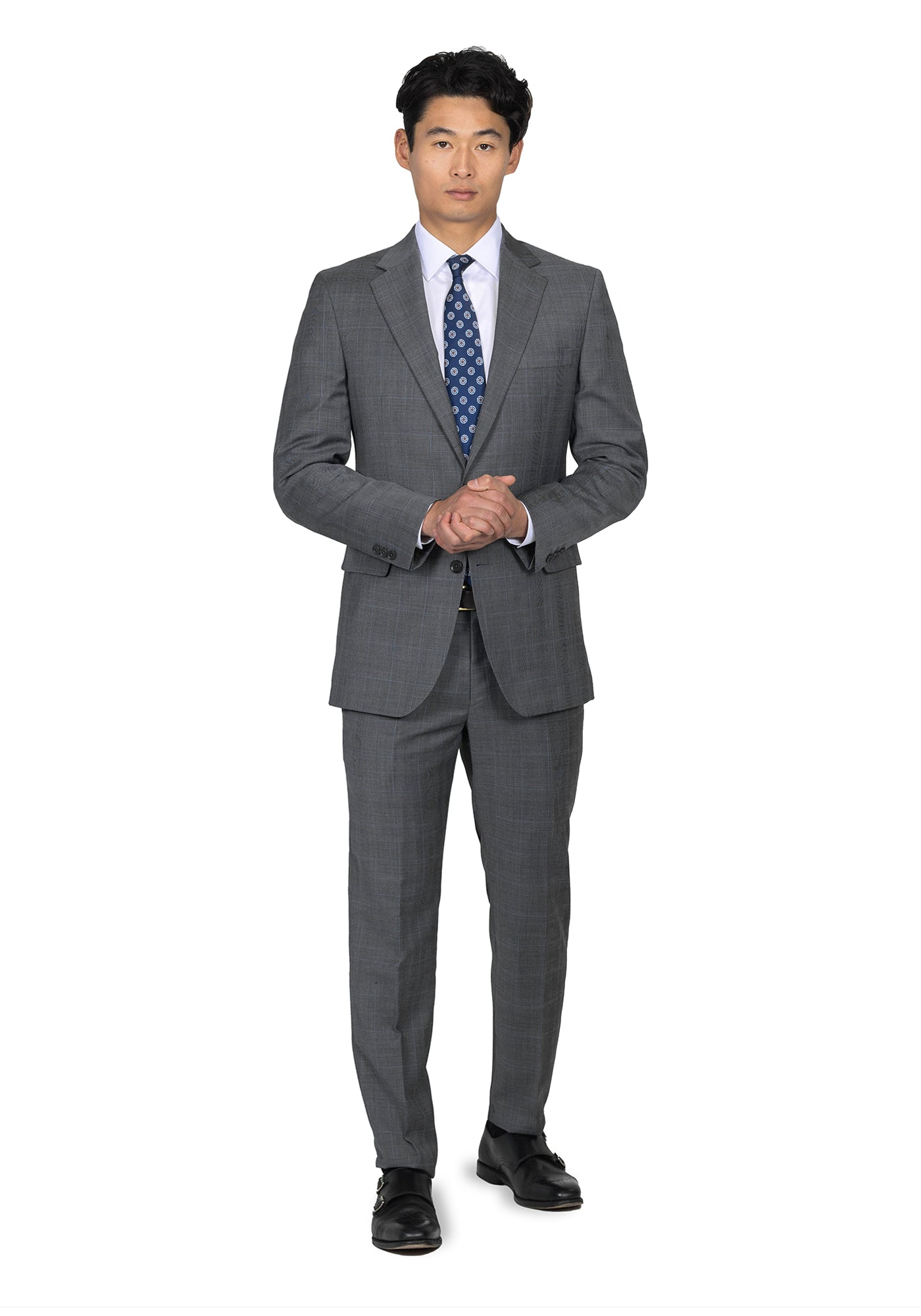 Light Grey Solid Blazer 3