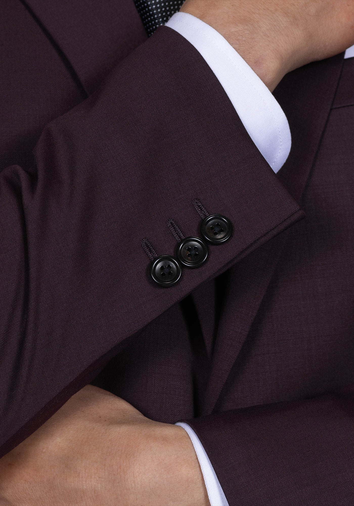 Stretch Plum Solid Suit 4