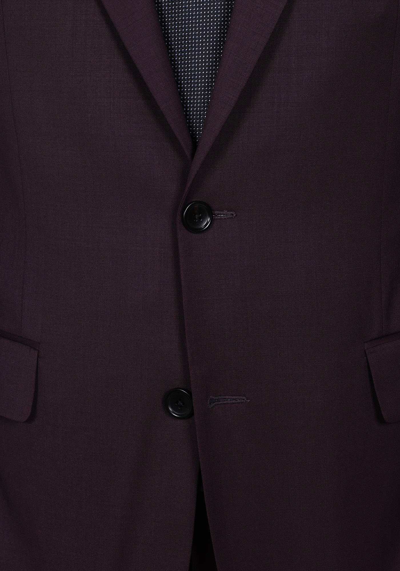 Stretch Plum Solid Blazer 5