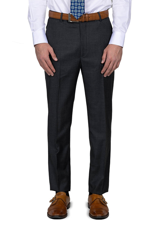 Charcoal Grey Sharkskin Dress Pants 6