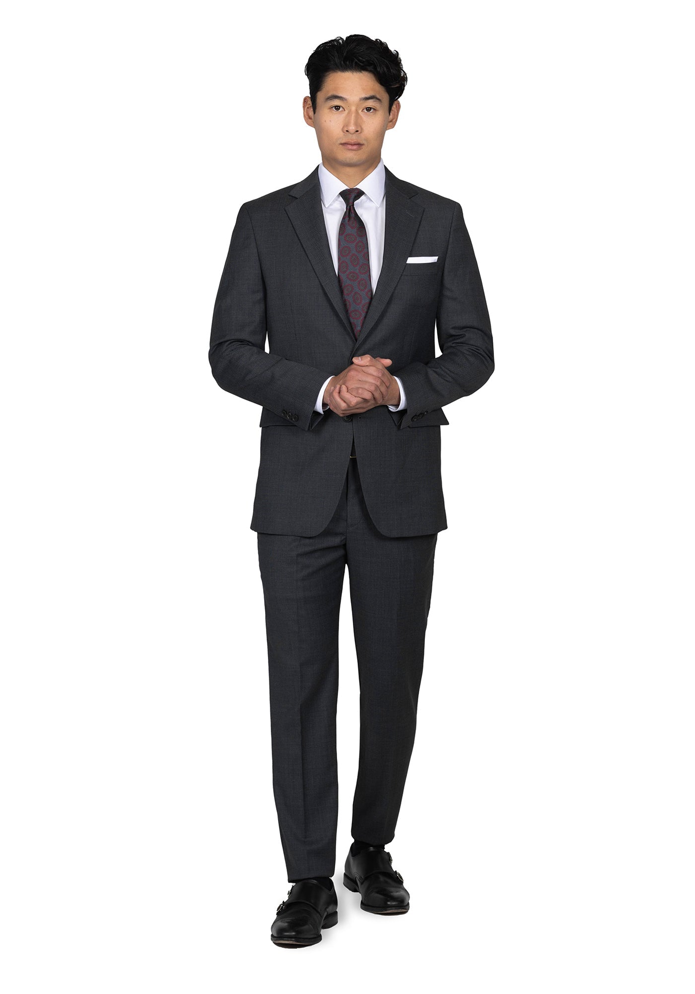 Charcoal Grey Birdseye Blazer 3