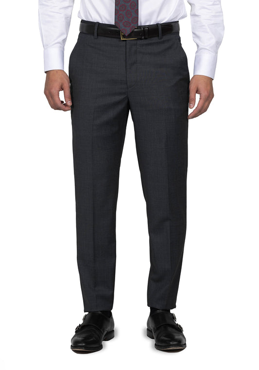 Charcoal Grey Birdseye Dress Pants 7
