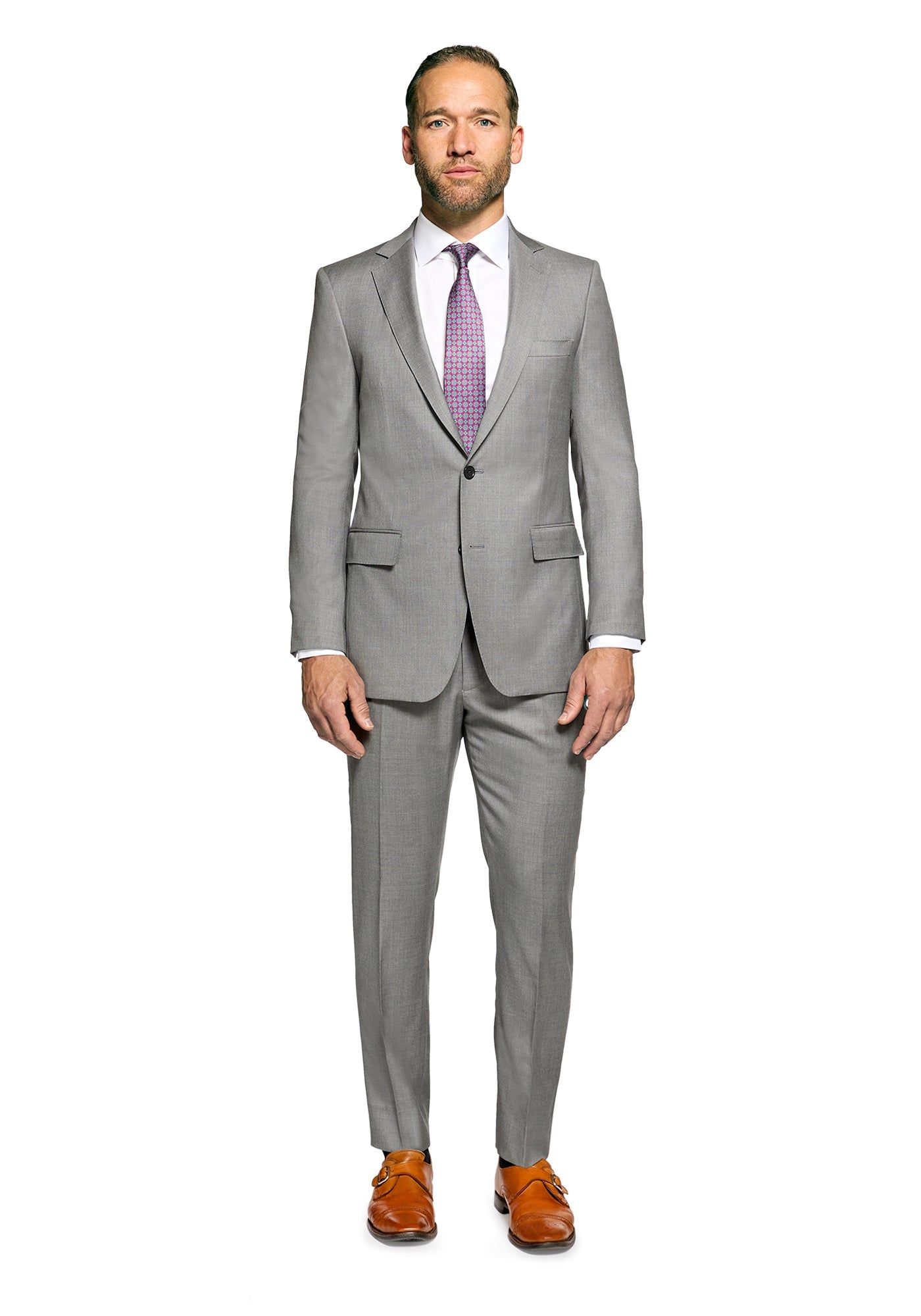 Solid Grey Merino Suit 2