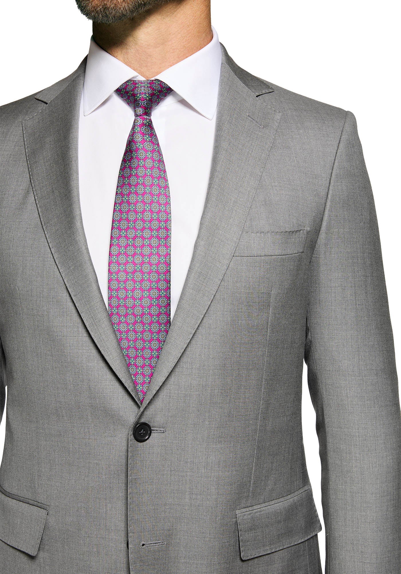 Solid Grey Merino Suit 4