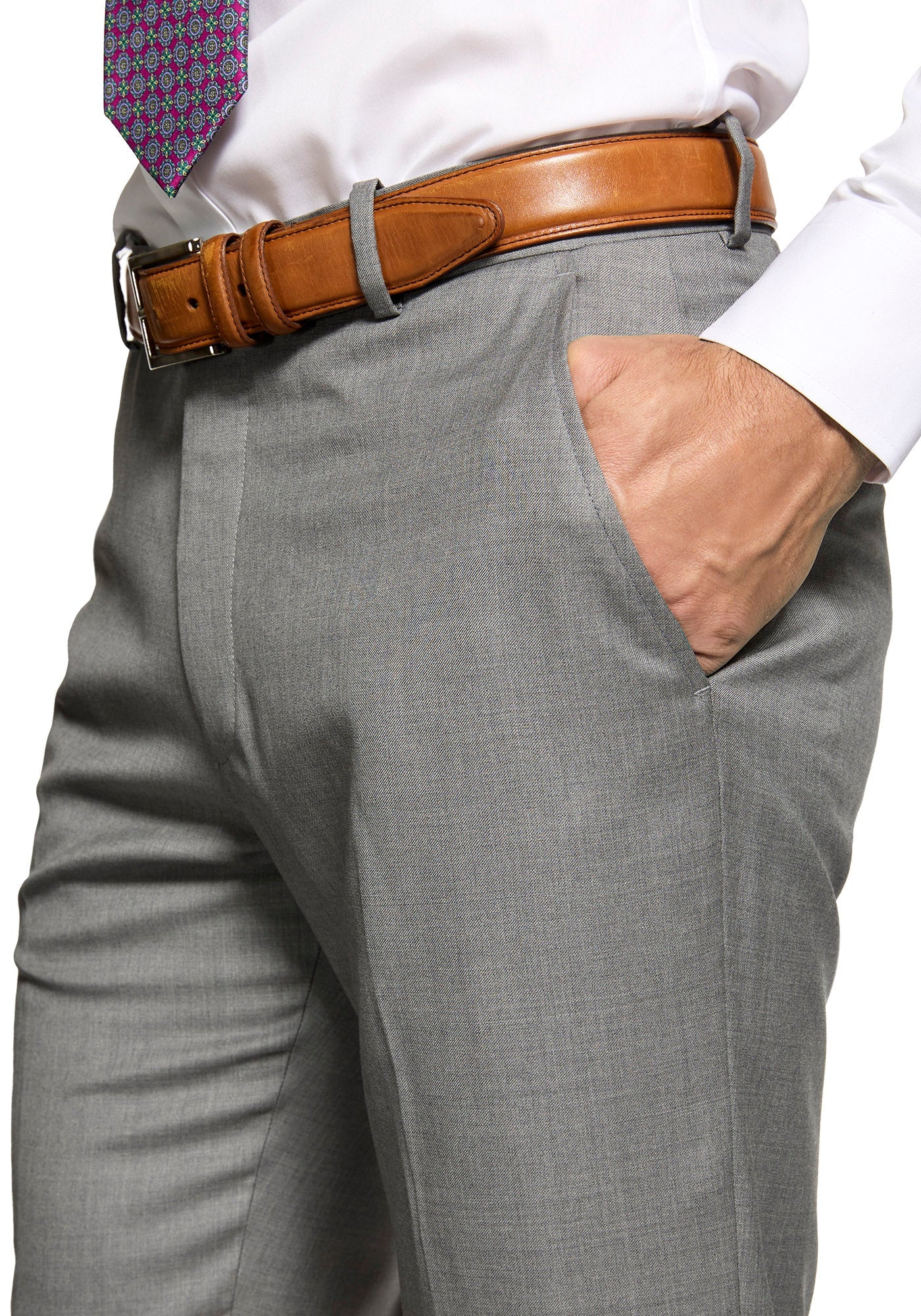 Solid Grey Merino Suit 6