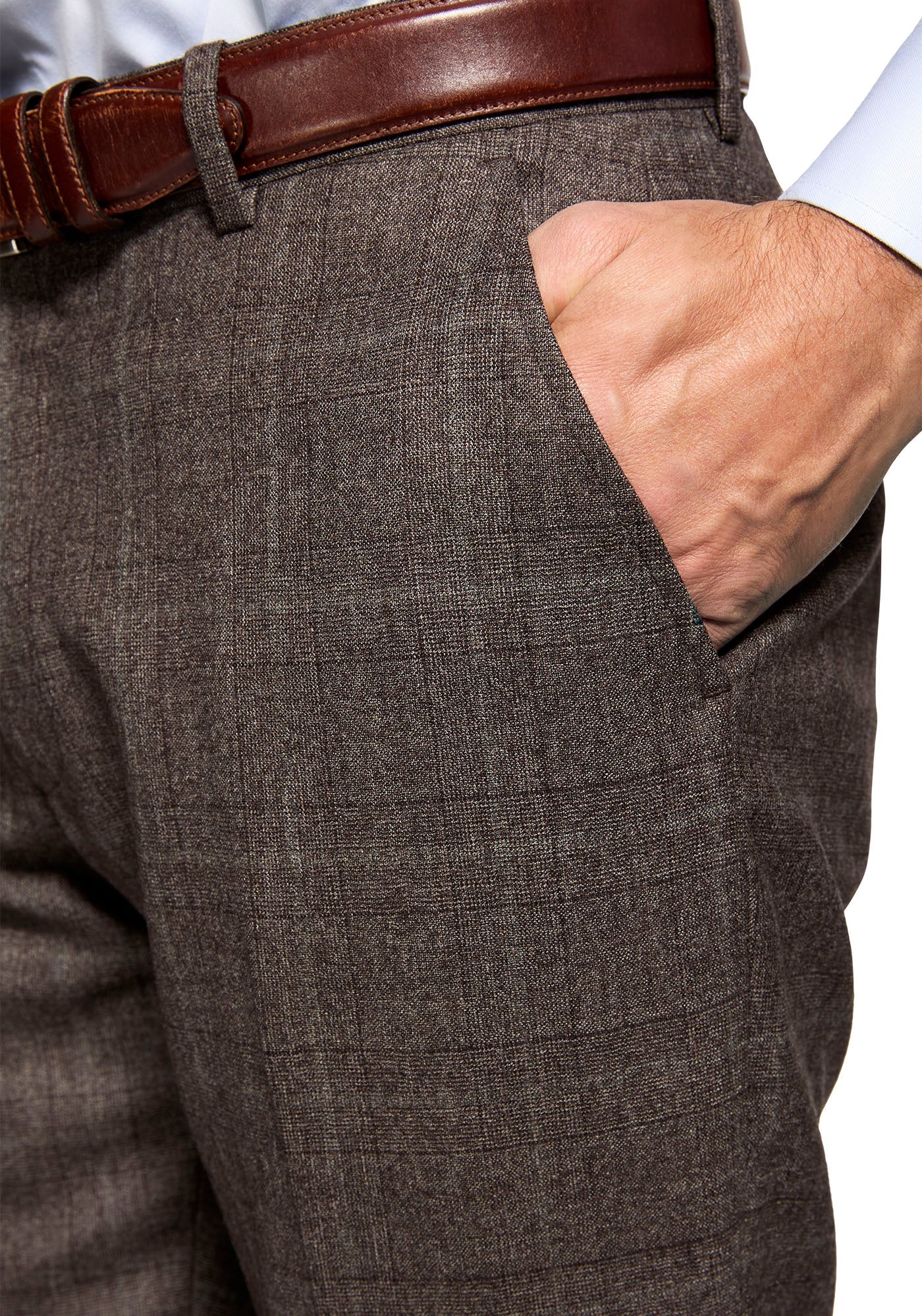 Brown Glen Plaid Merino Flannel Blazer 4