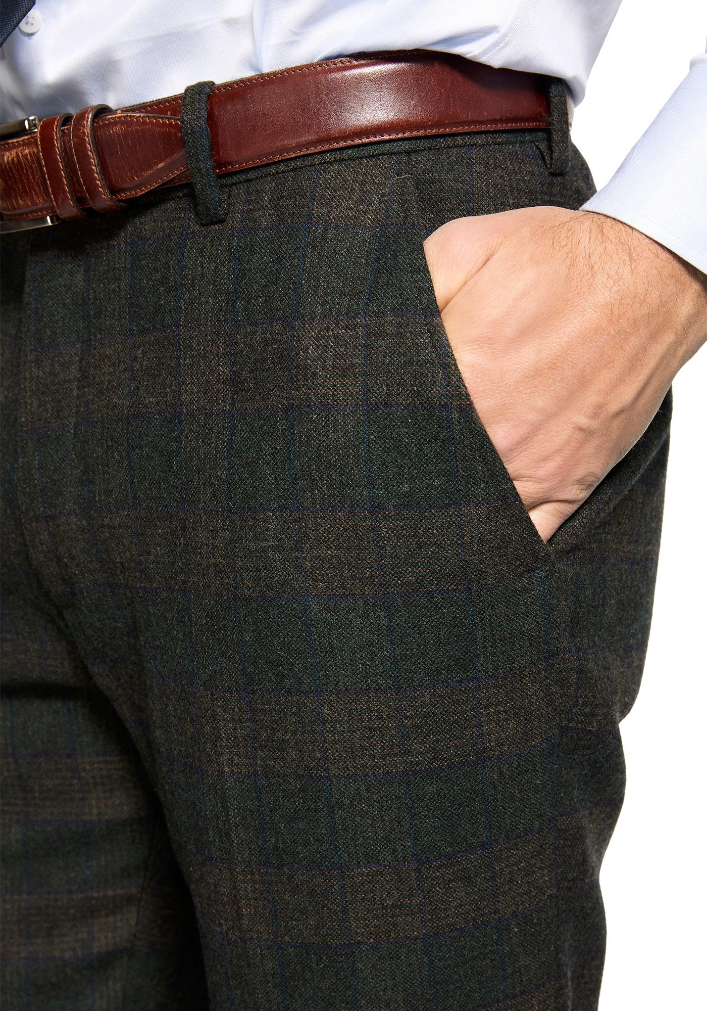 Lambswool Green Windowpane Blazer 6