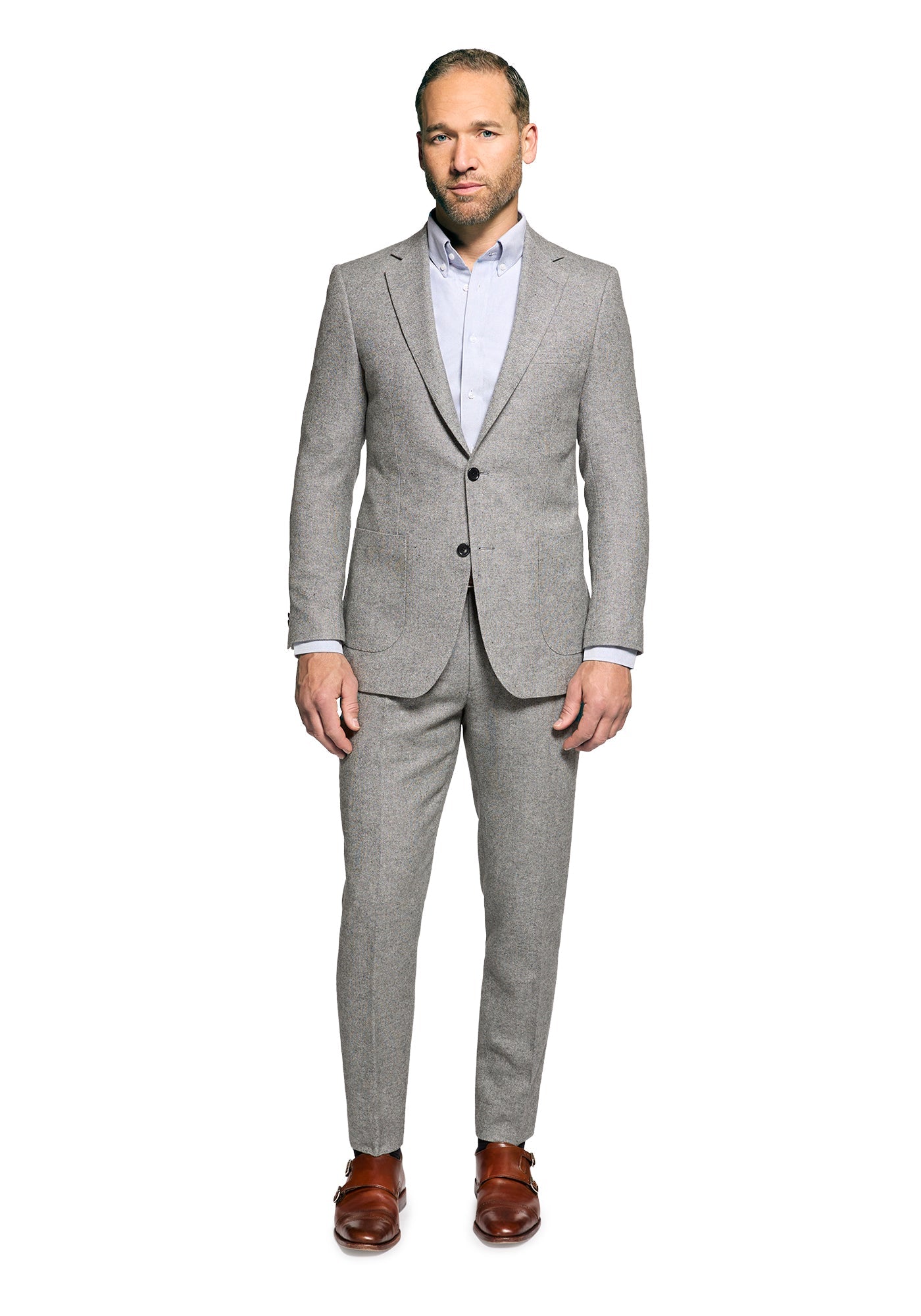 Lambswool Grey Donegal Blazer 4
