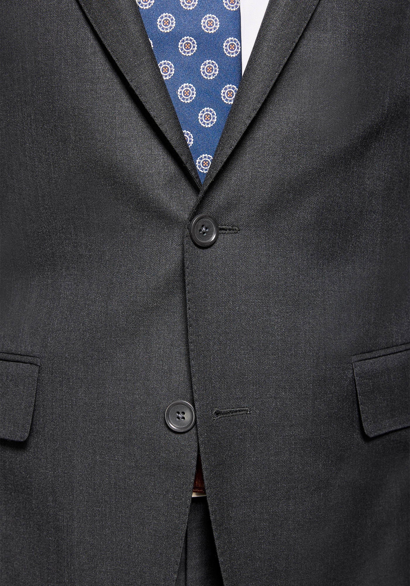 Solid Charcoal Suit 5