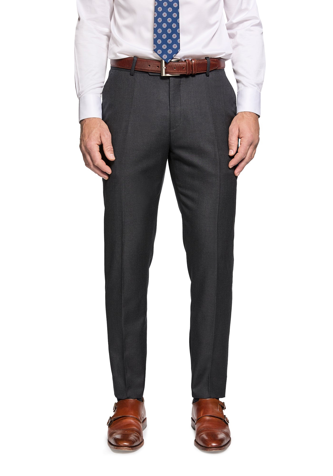 Solid Charcoal Custom Dress Pants Solid Charcoal Custom Dress Pants