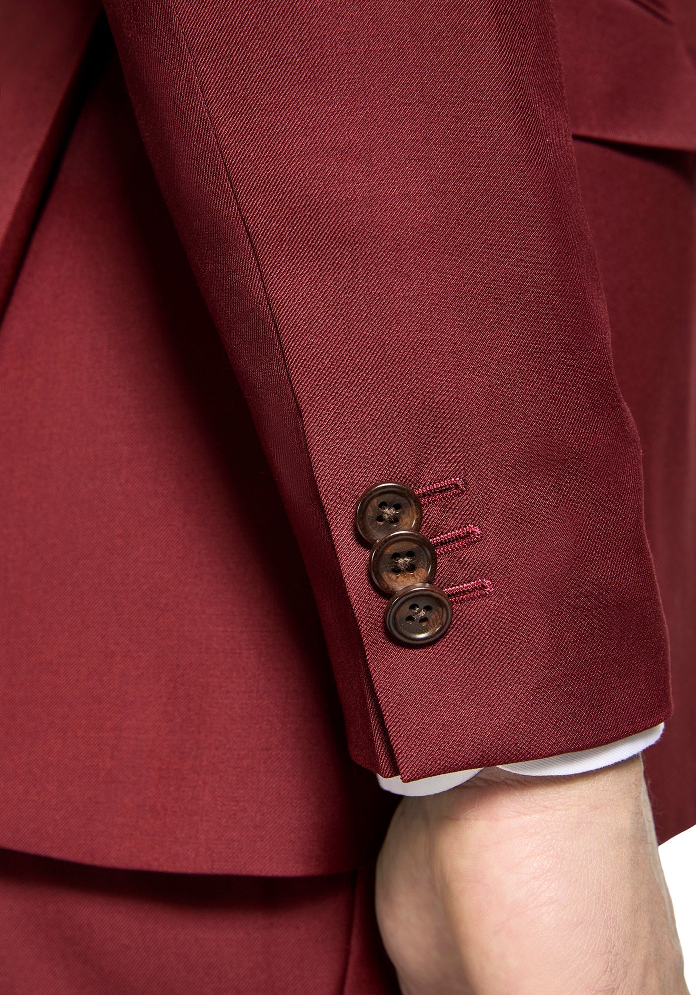 Solid Burgundy Suit 4