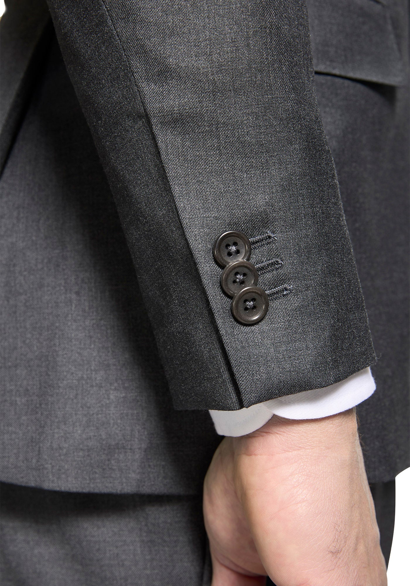 Solid Charcoal Merino Suit 2