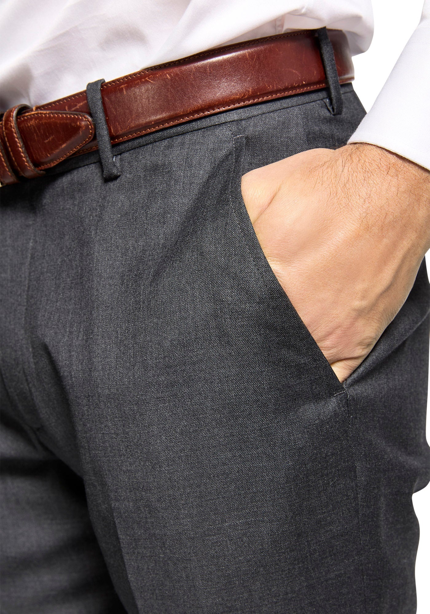 Solid Charcoal Merino Suit 1