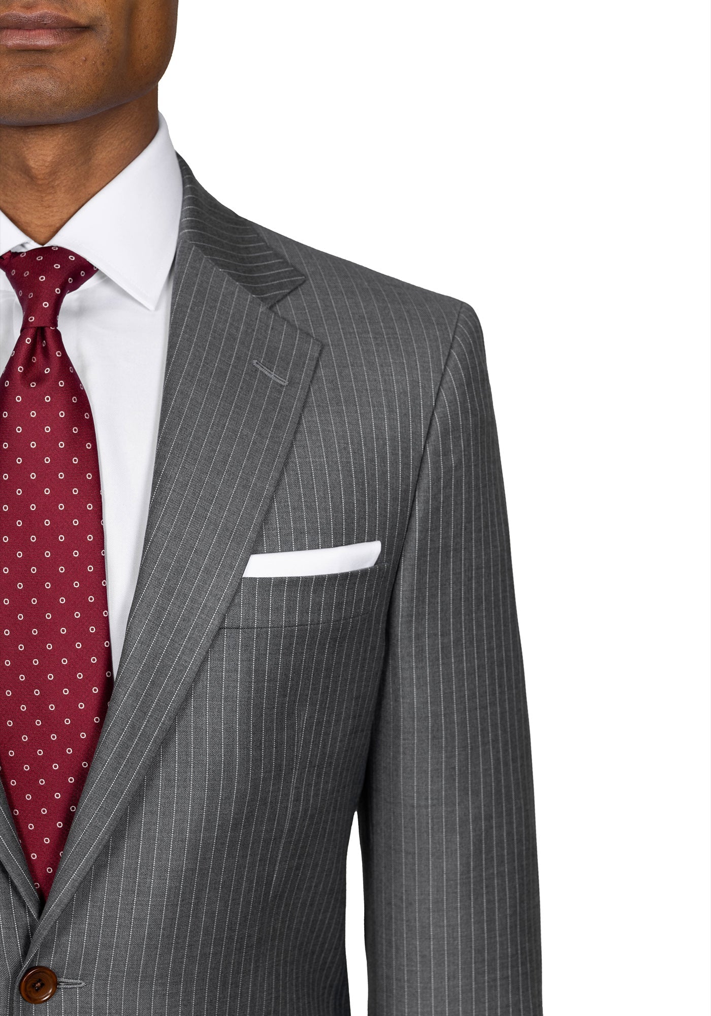Light Grey Pinstripe Suit 3