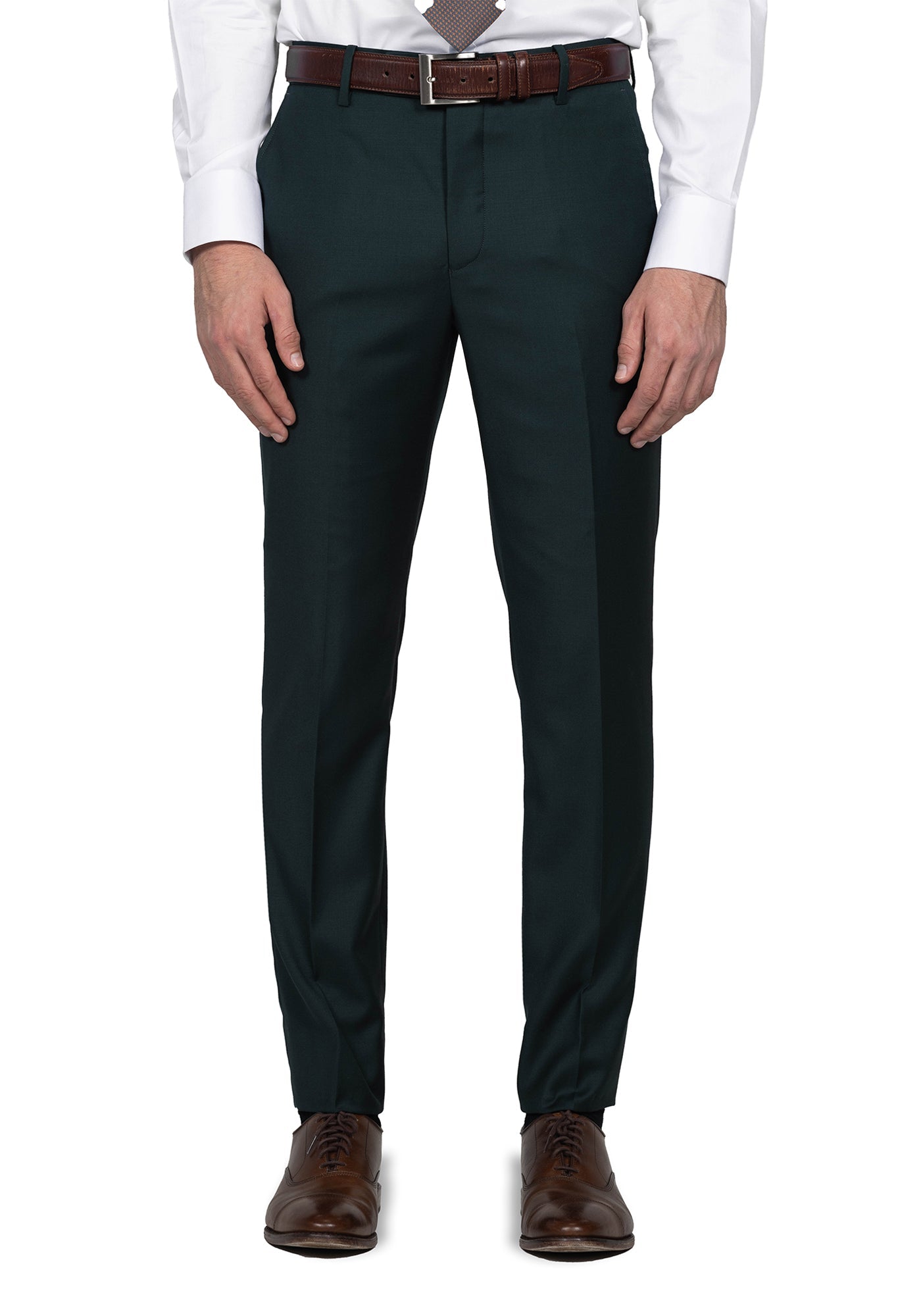 Forest Green Twill Custom Dress Pants