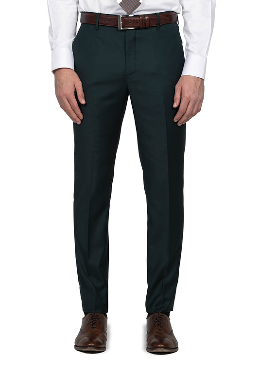 Forest Green Twill Dress Pants 6