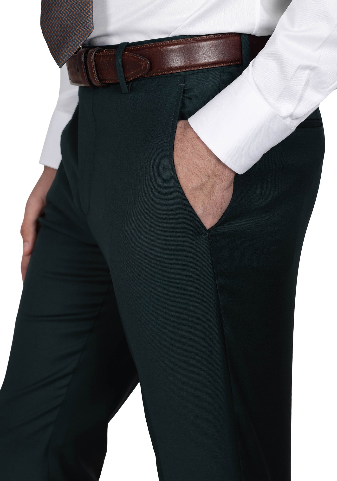 Forest Green Twill Suit 7
