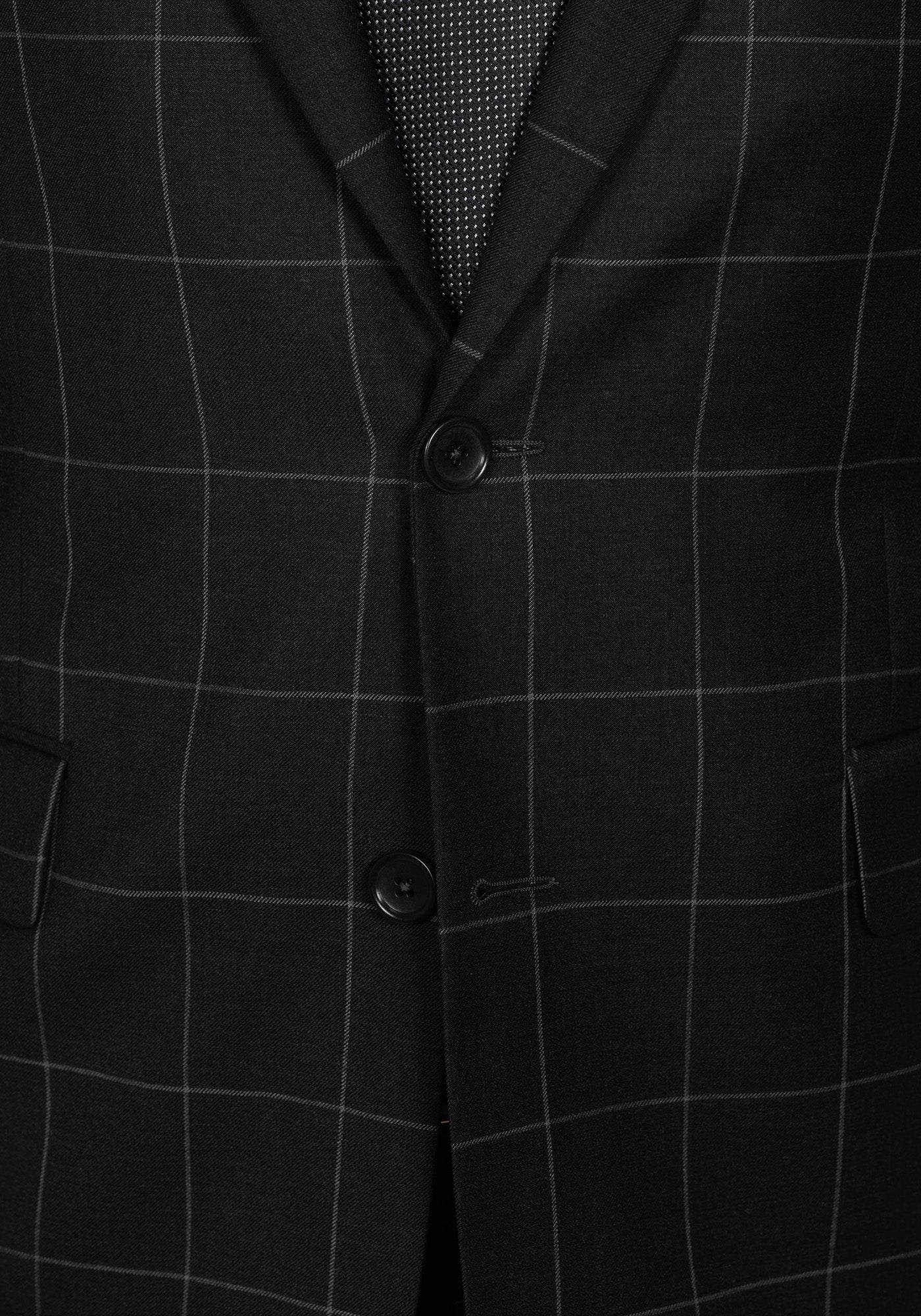 Charcoal Windowpane Suit 4