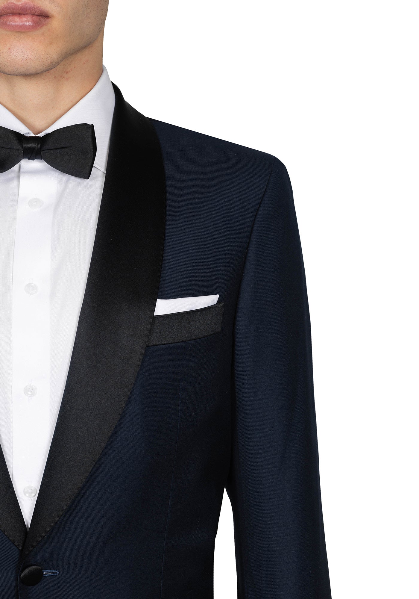 Solid Midnight Navy Tuxedo