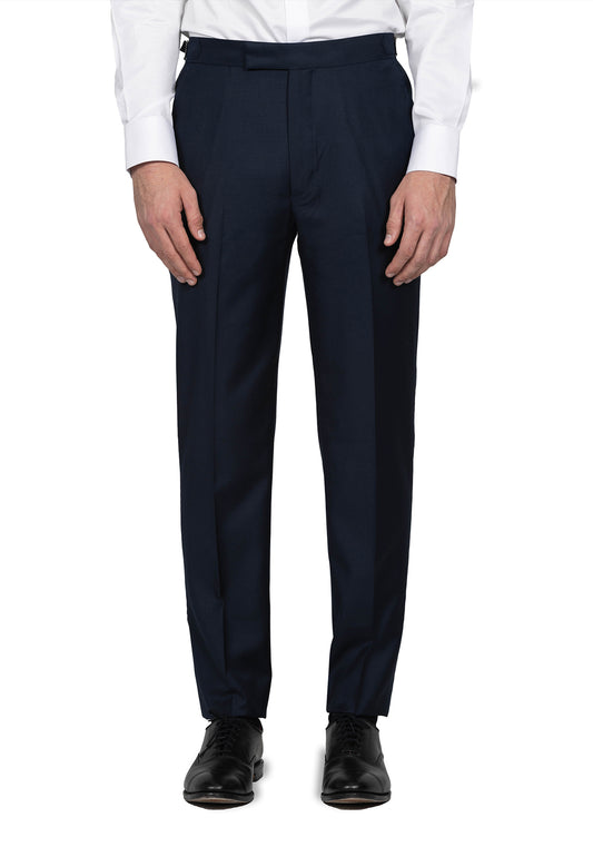 Midnight Navy Solid Tuxedo Pants