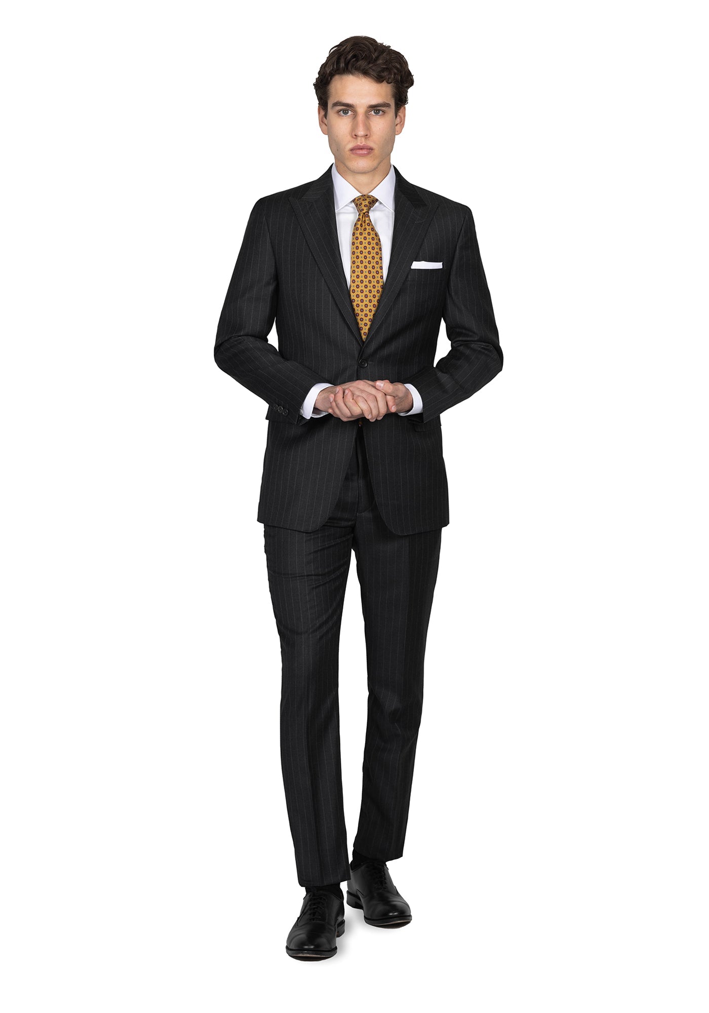 Charcoal Chalk Stripe Suit 2