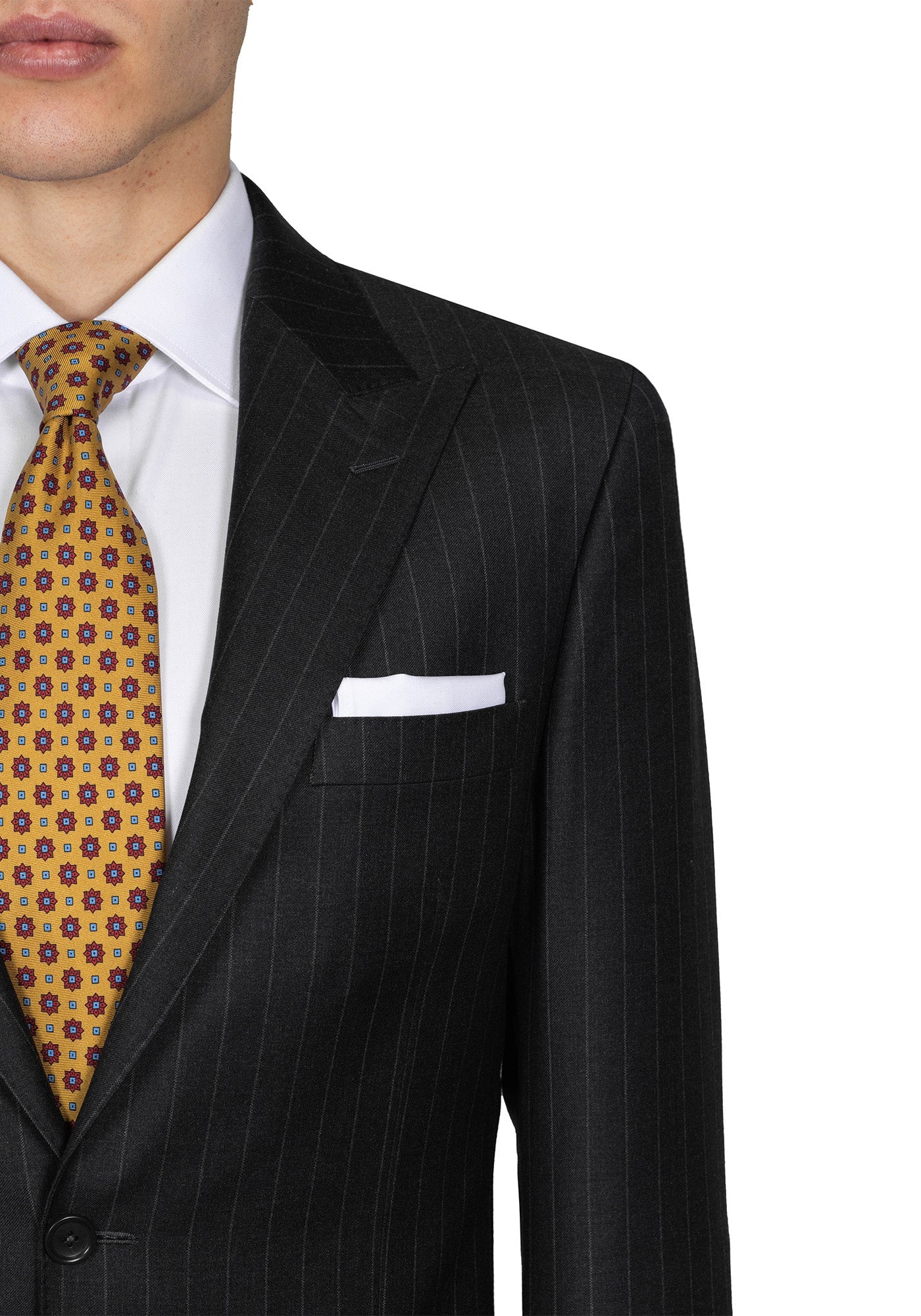 Charcoal Chalk Stripe Suit 3