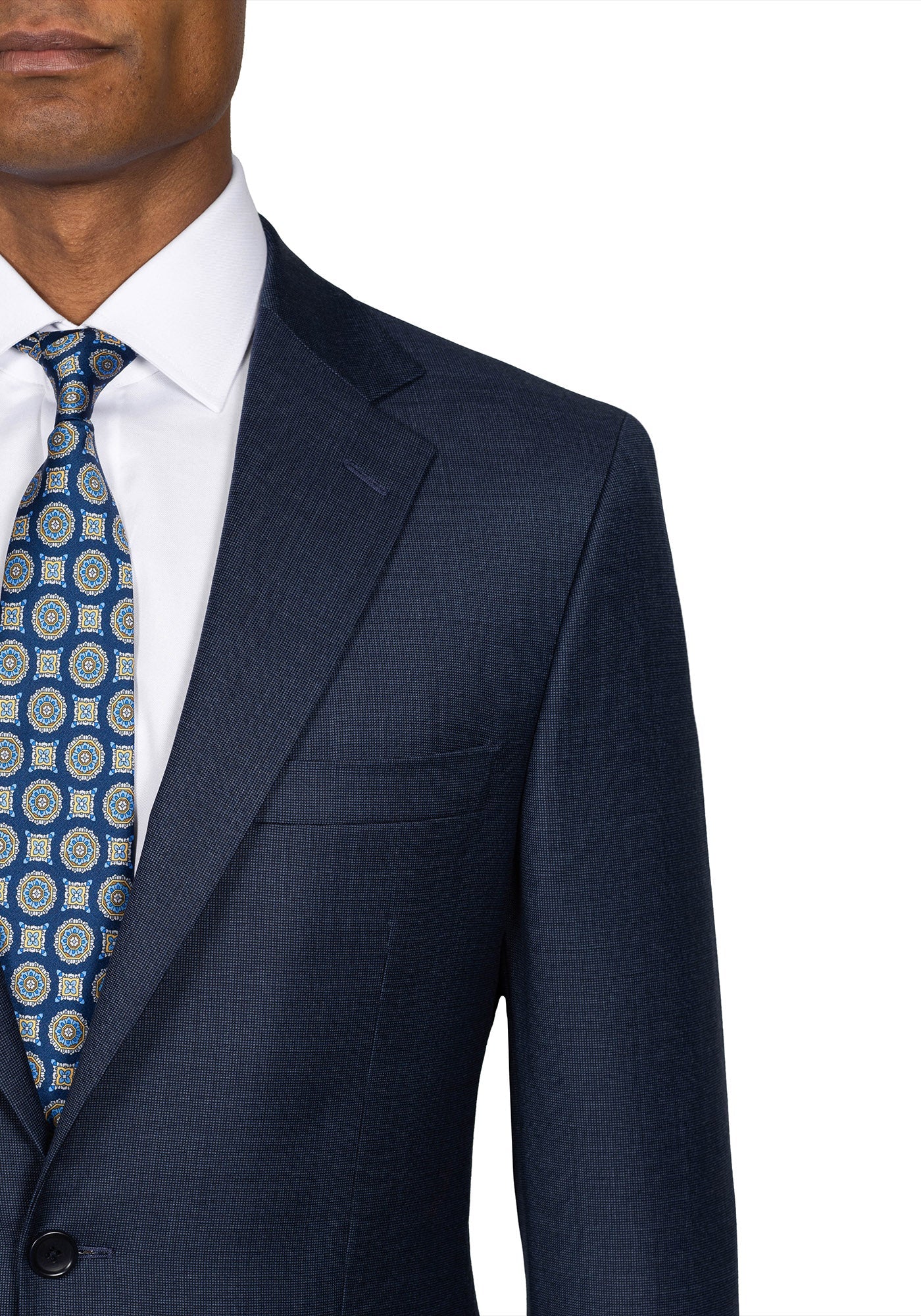 Steel Blue Nailhead Suit 3