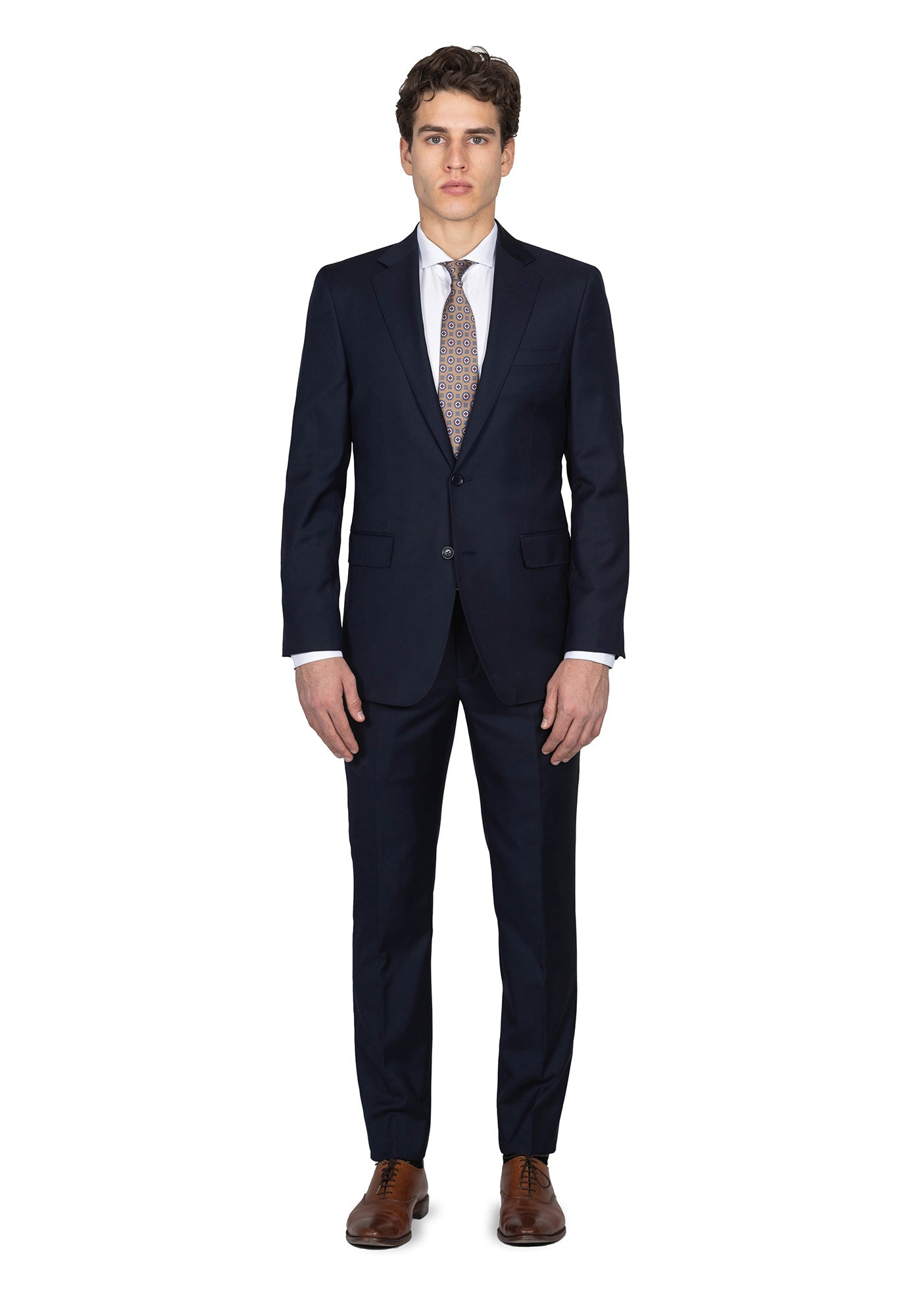 Dark Navy Twill Suit 1