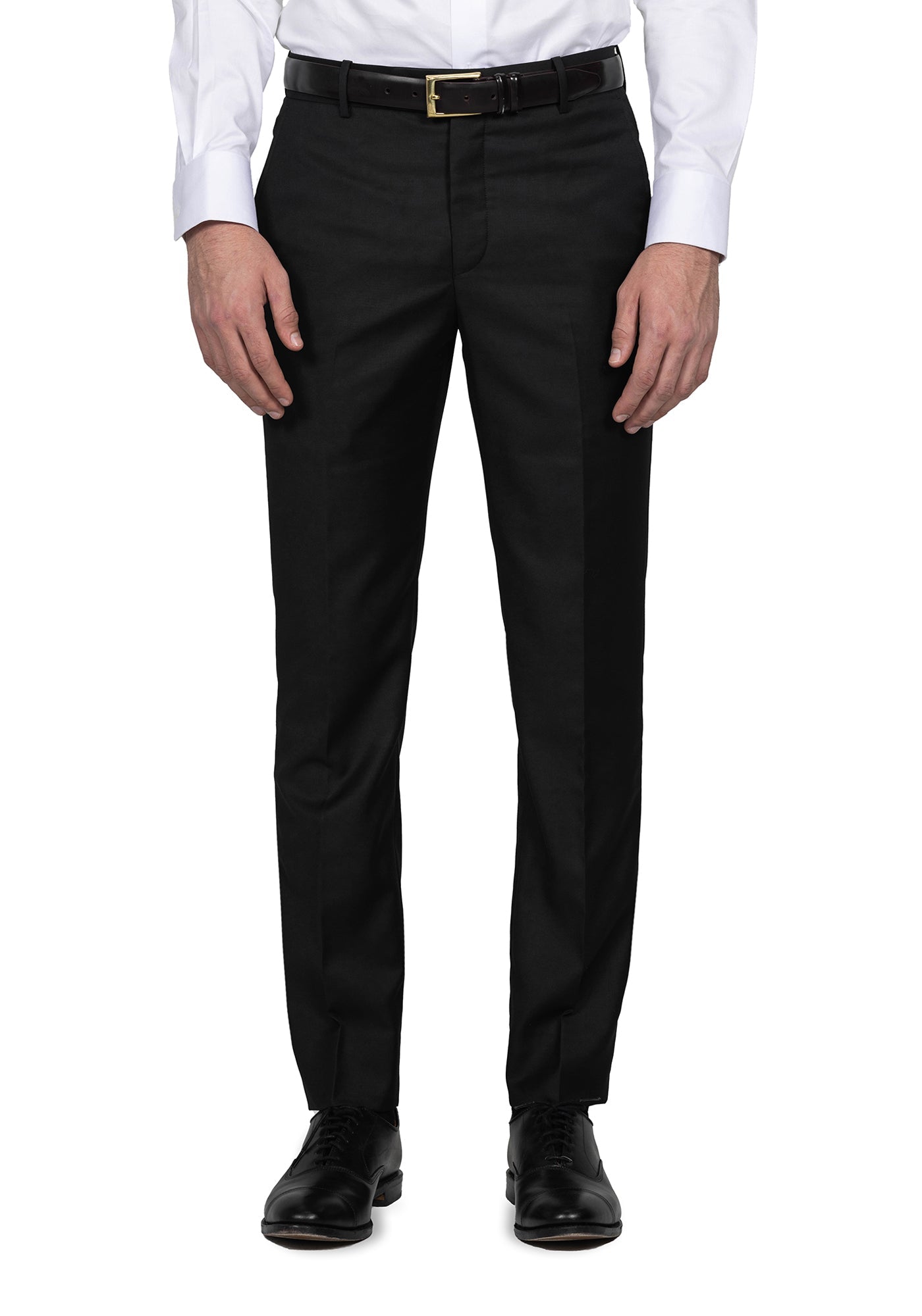 Black Solid Custom Dress Pants Black Solid Custom Dress Pants