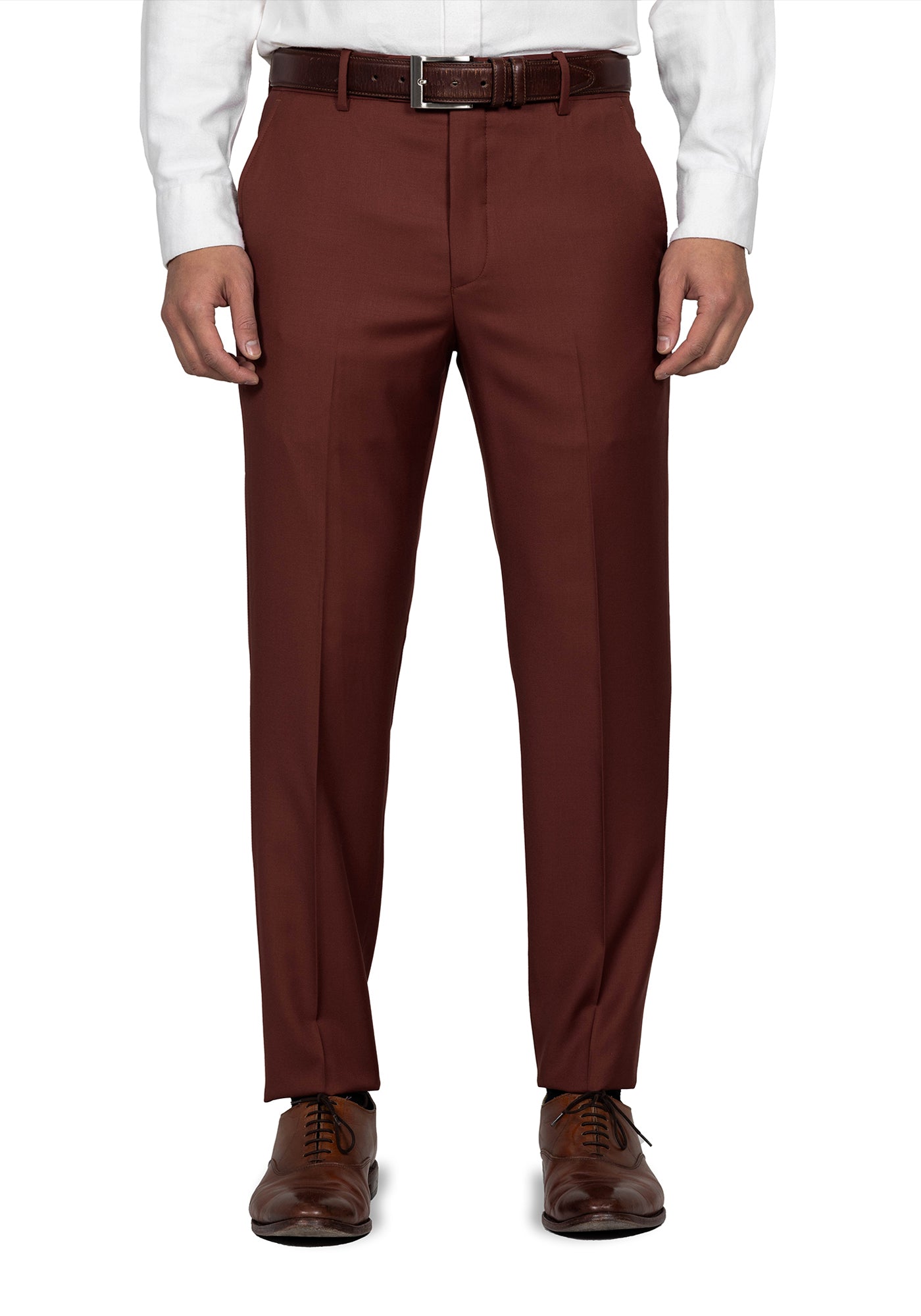 Brick Red Twill Suit 6