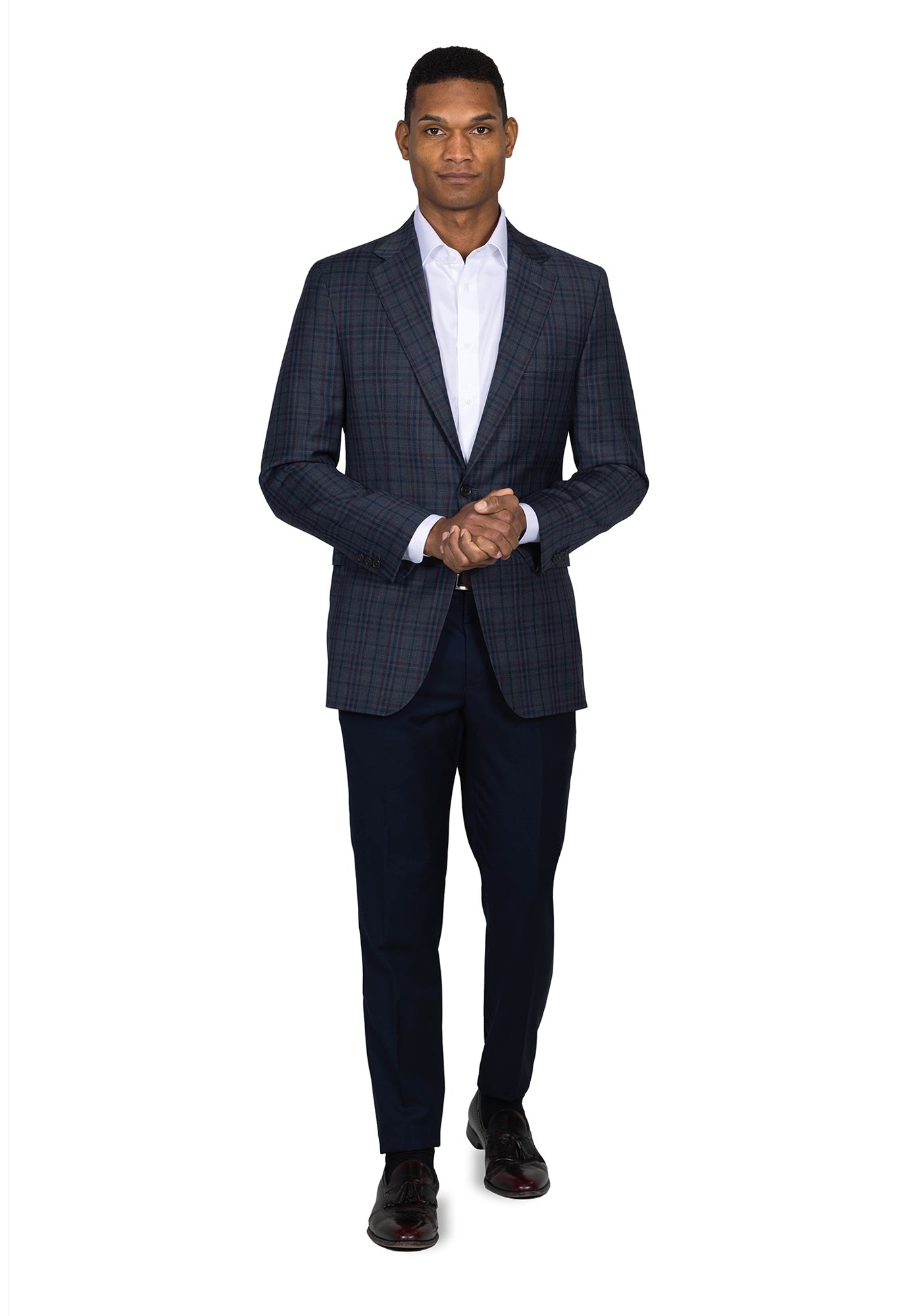 Lambswool Grey Donegal Suit 45
