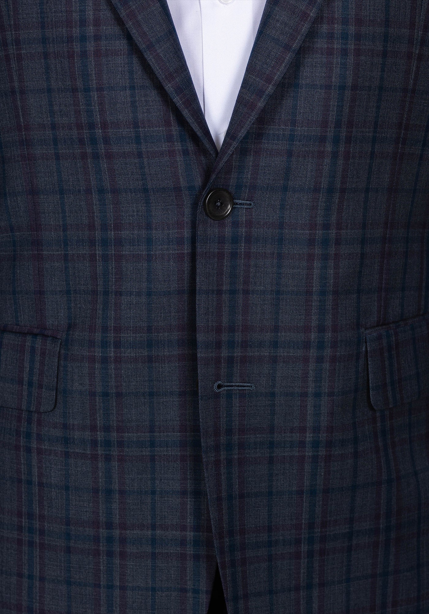 Lambswool Grey Donegal Suit 45