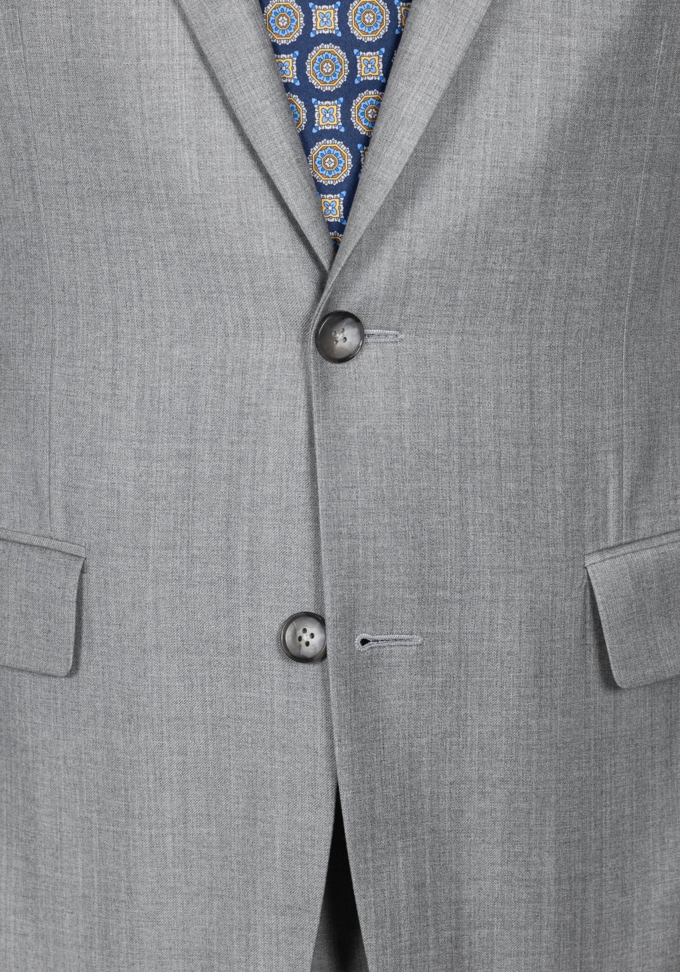 Stretch Light Grey Heather Suit