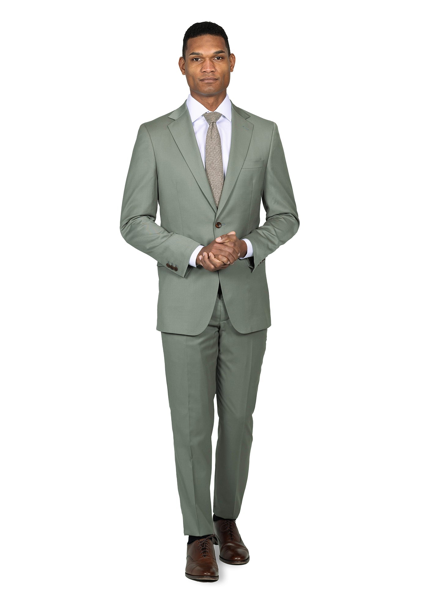 Sage Twill Suit 2