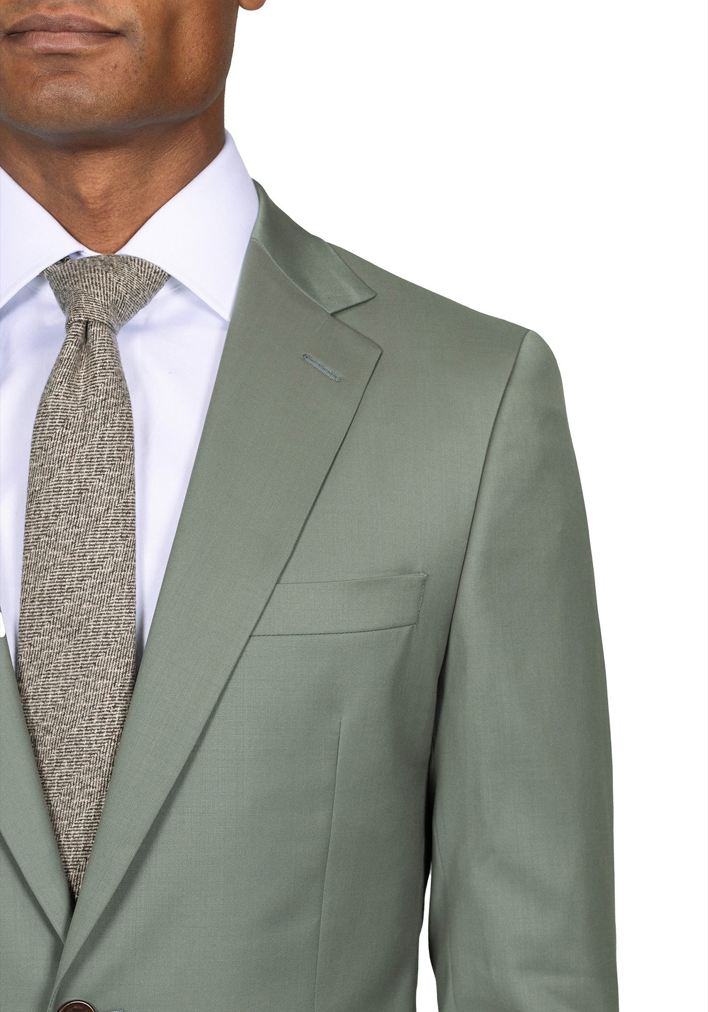 Sage Twill Suit 3