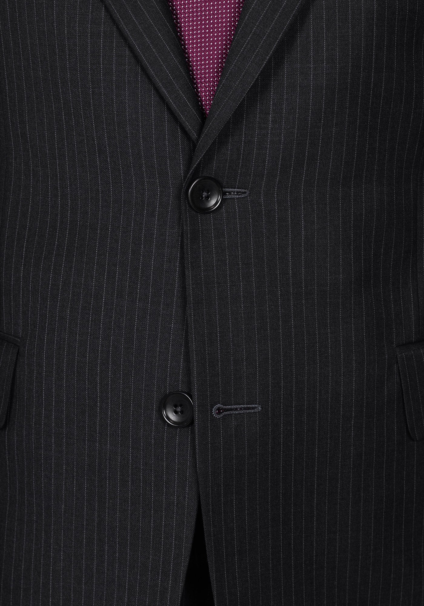 Dark Grey Pinstripe Suit 5