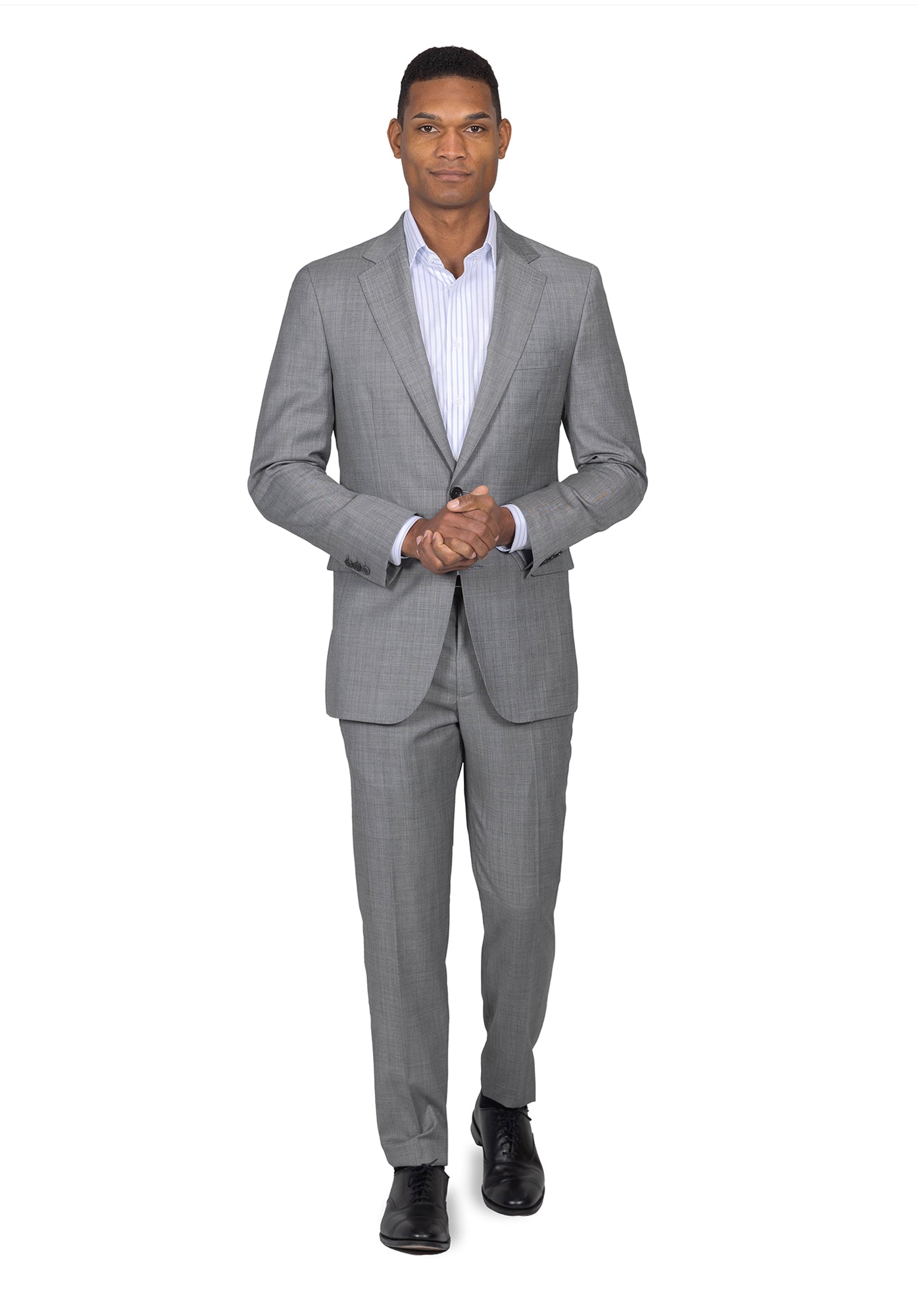 Solid Light Grey Suit 3