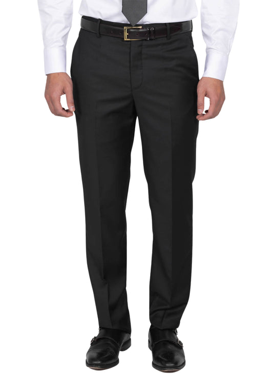 The Radcliffe Black Twill Dress Pants