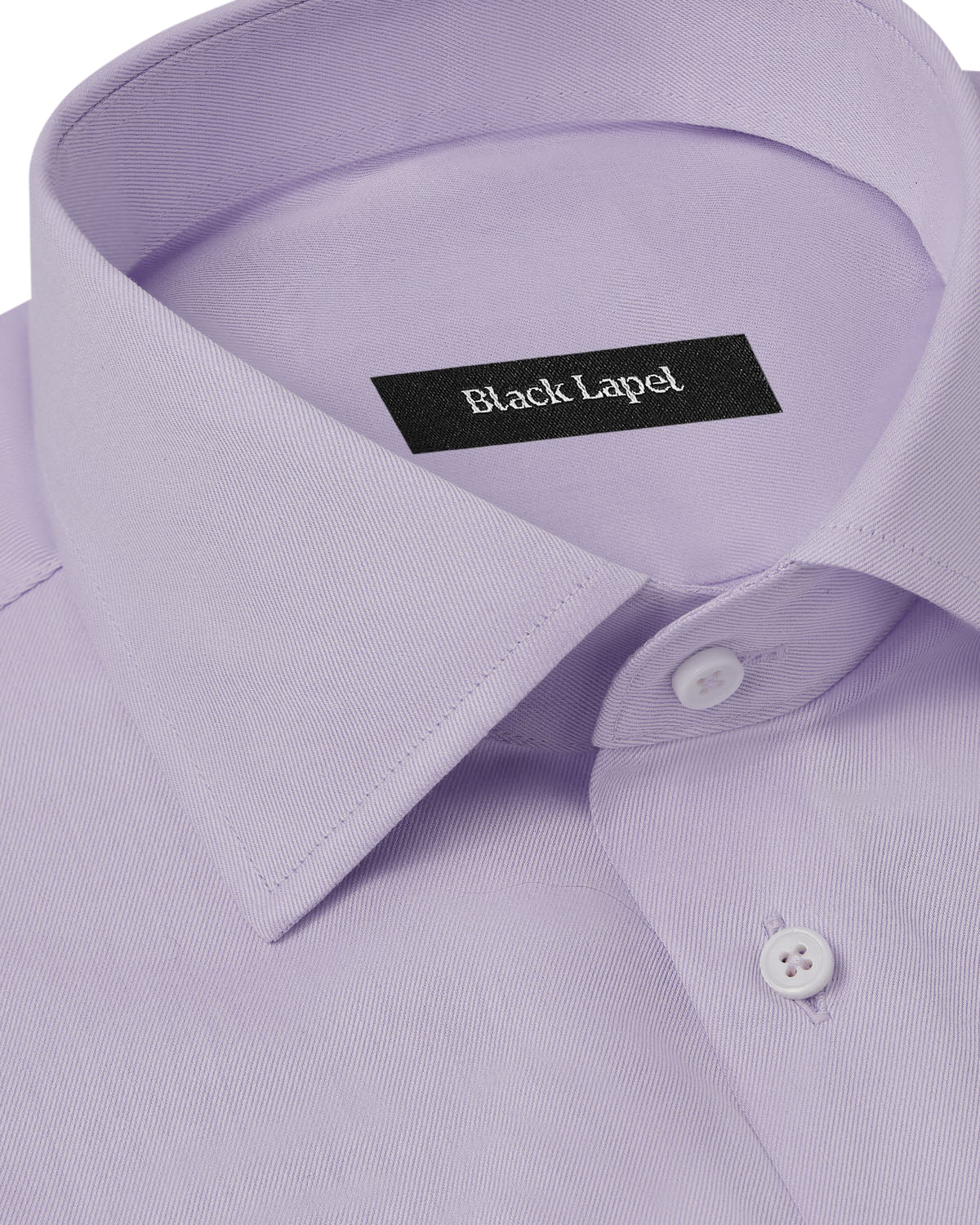 Easy-Care Lavender Fine Twill Dress Shirt 2