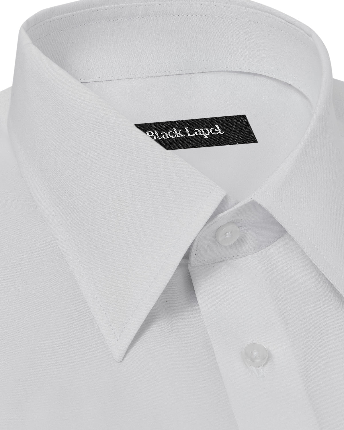 White Fine Twill Dress Shirt 2