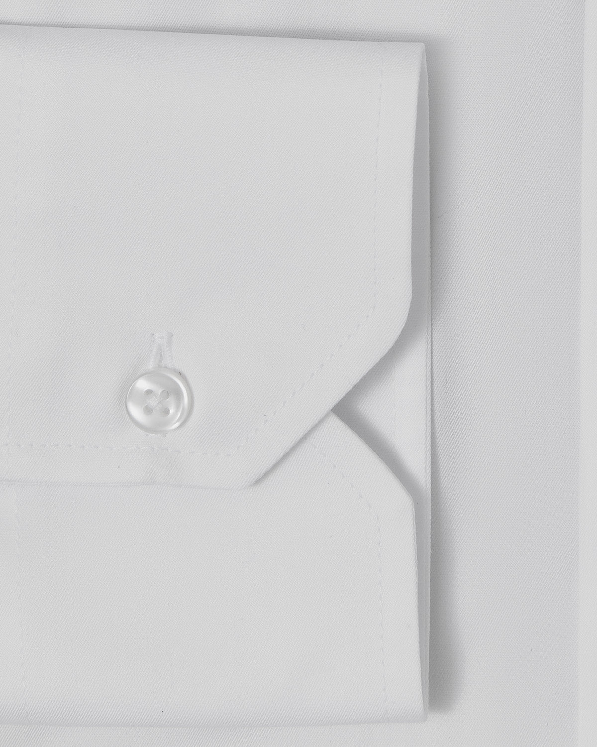 White Fine Twill Dress Shirt 3