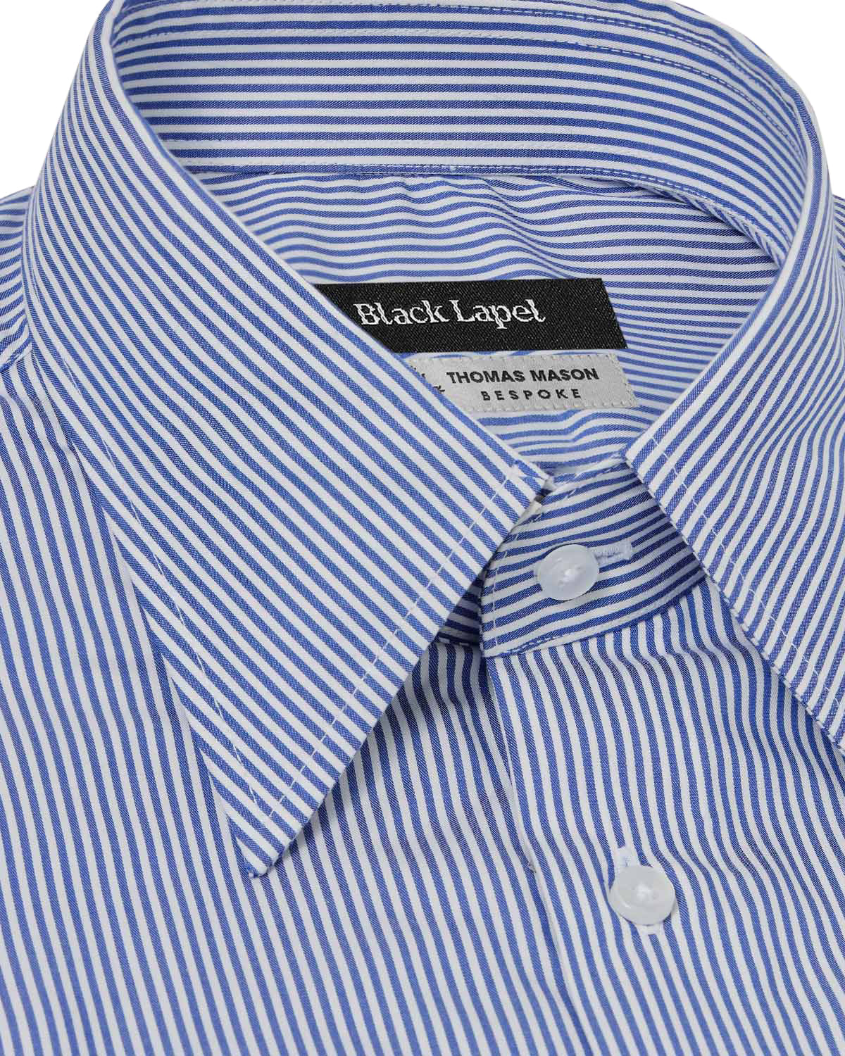 Easy-Care Blue Bar Stripe Dress Shirt 2