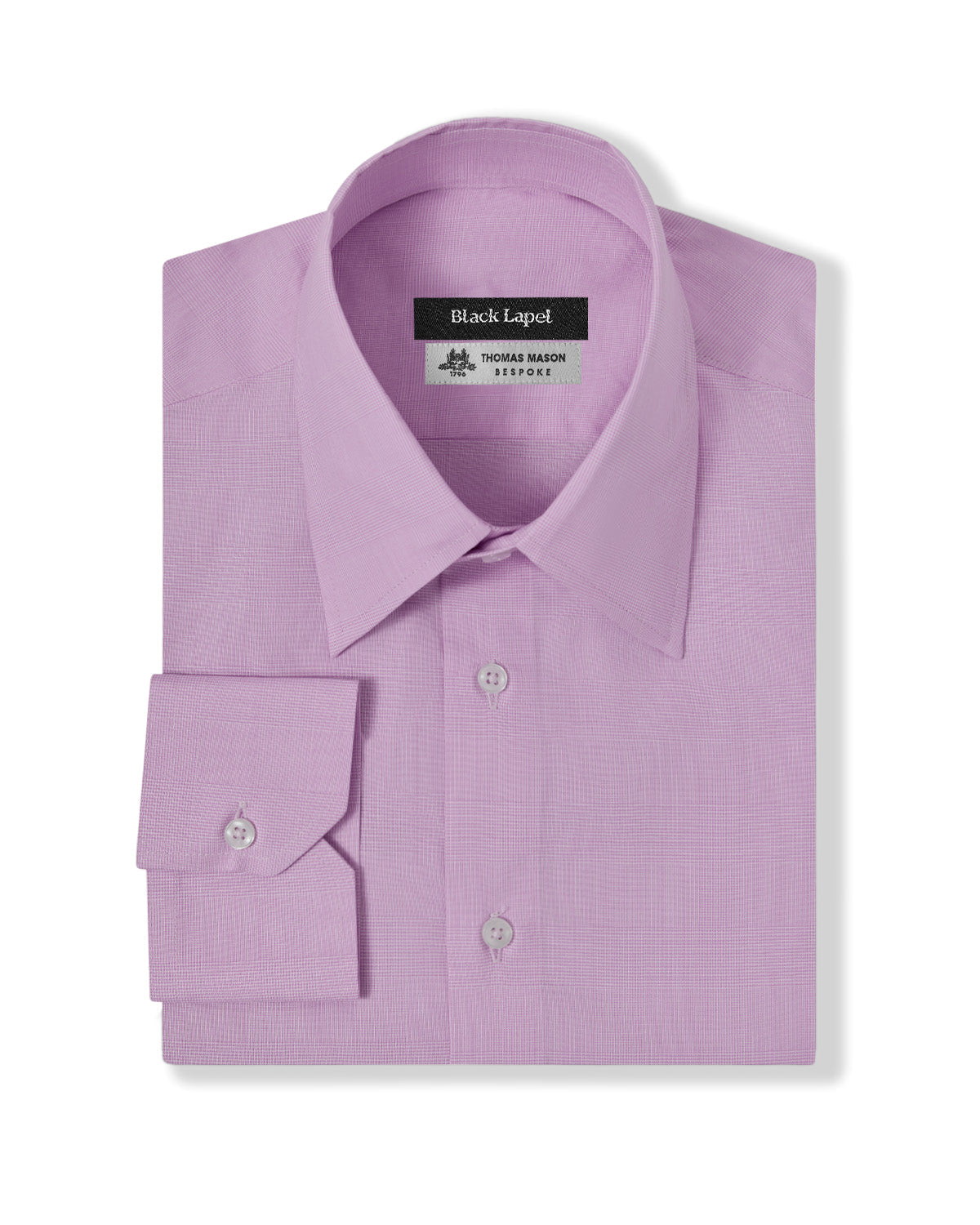 Pink Prince of Wales Dress Shirt 1