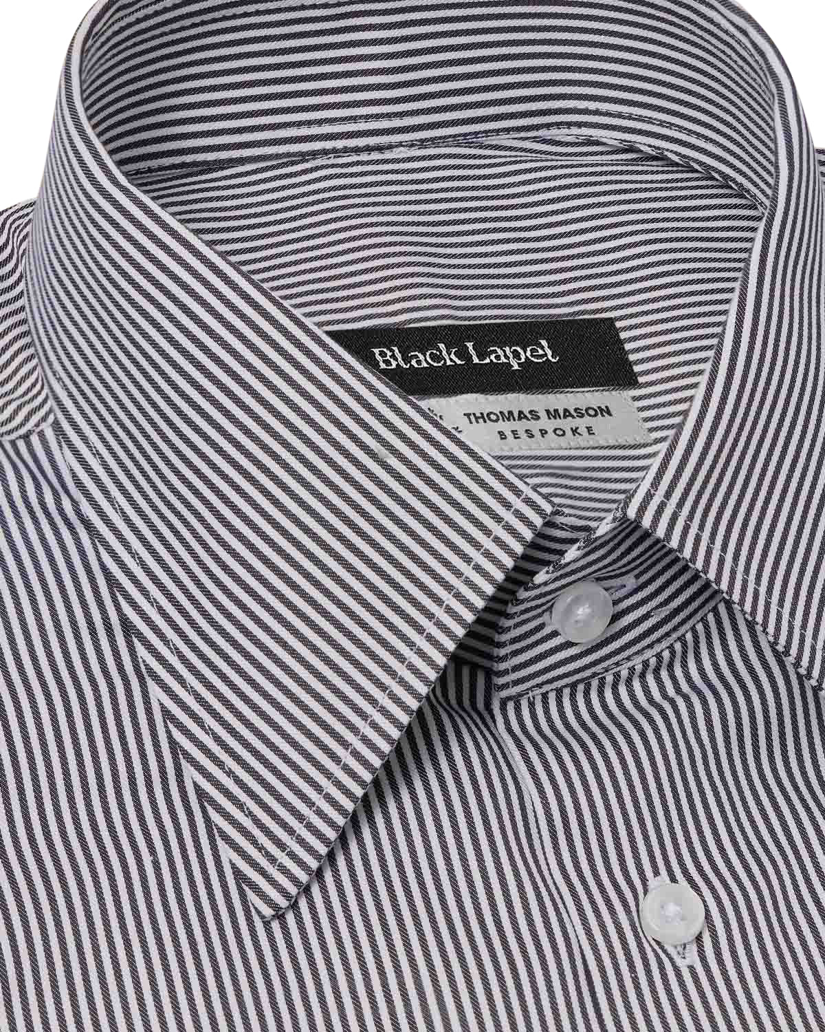 Royal Charcoal Stripe Dress Shirt 2
