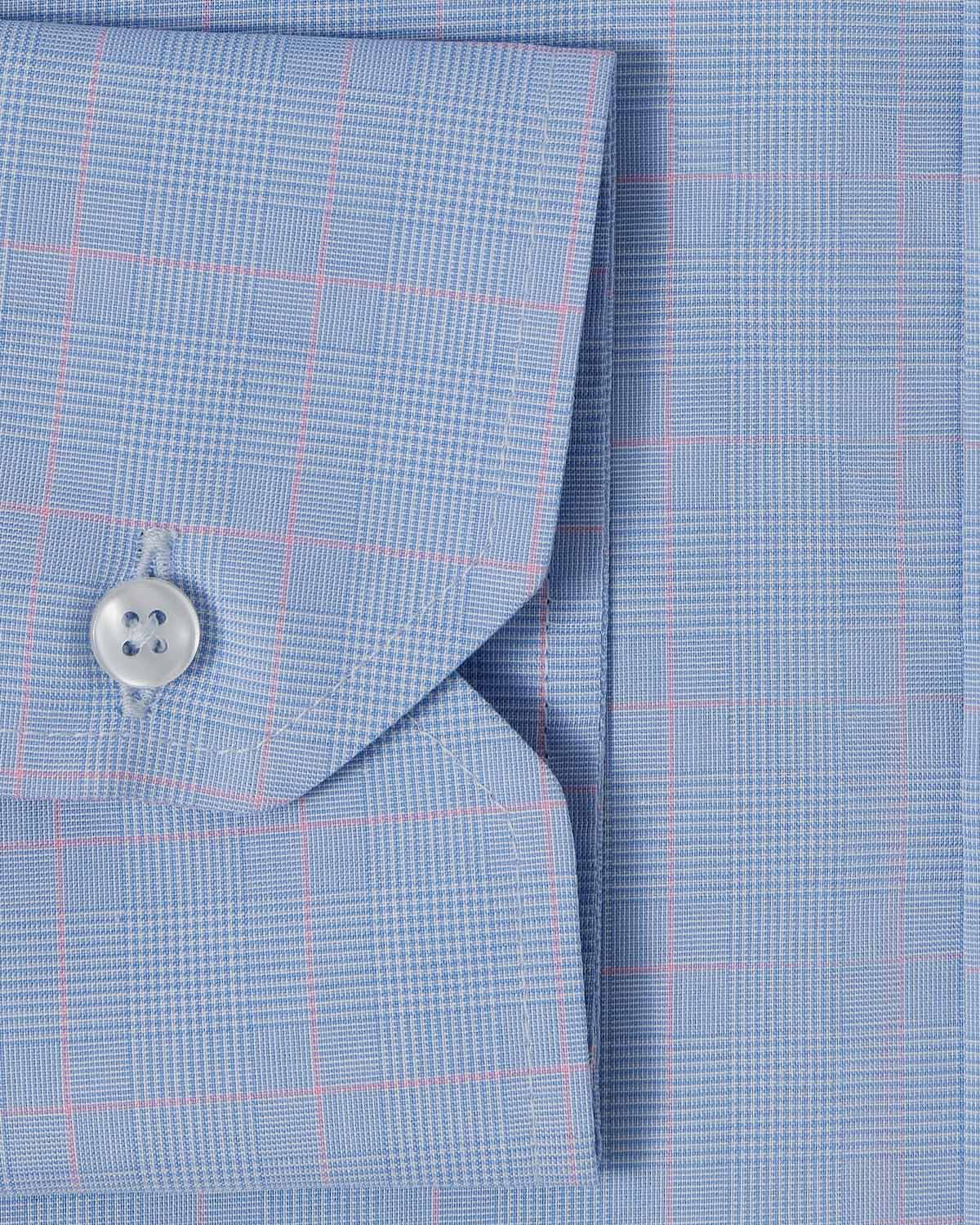 Pink Glen Plaid Dress Shirt 3