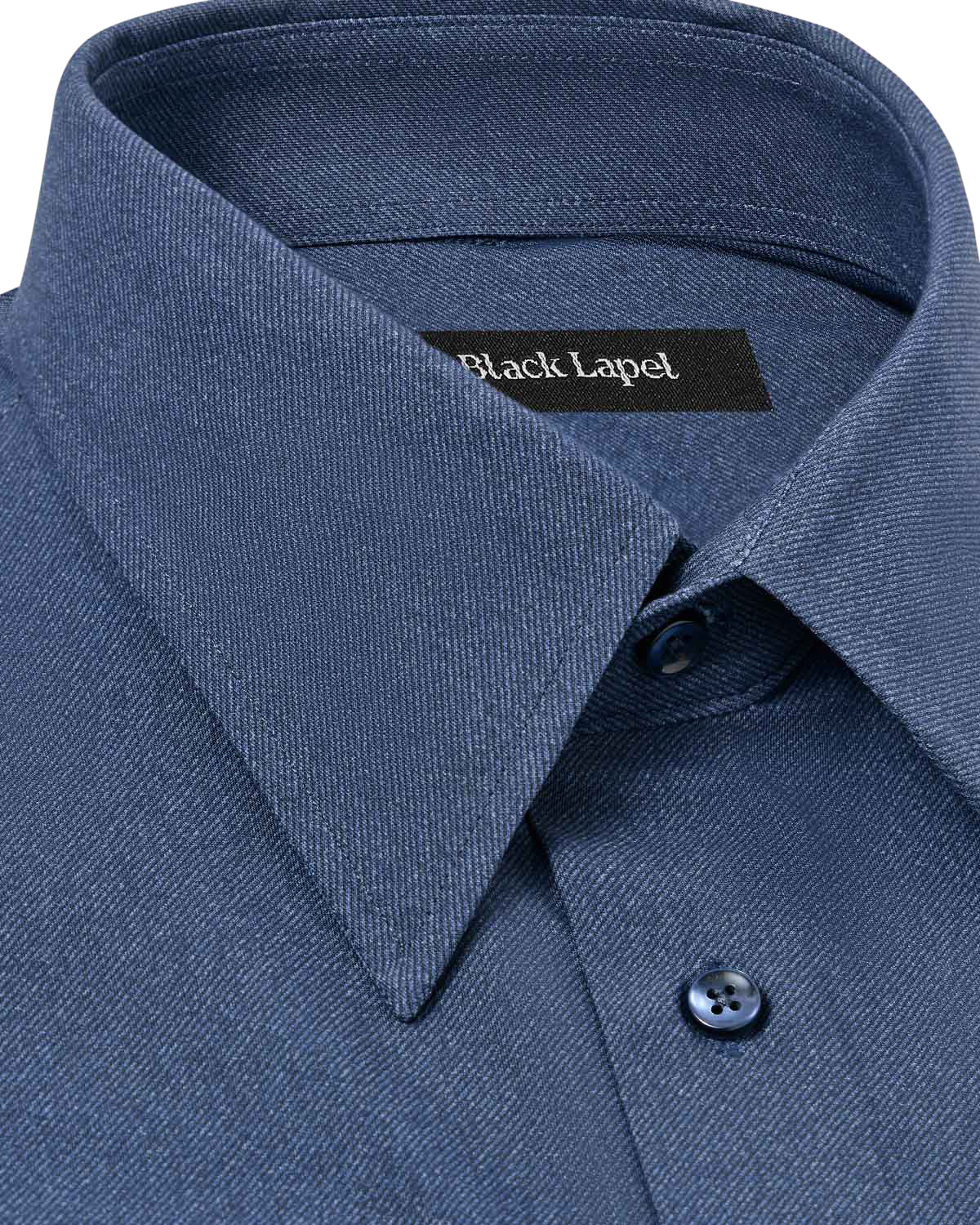 Ultra Comfort Navy Twill Dress Shirt 2